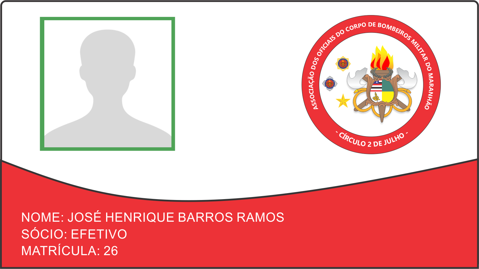 carteira do sócio - frente